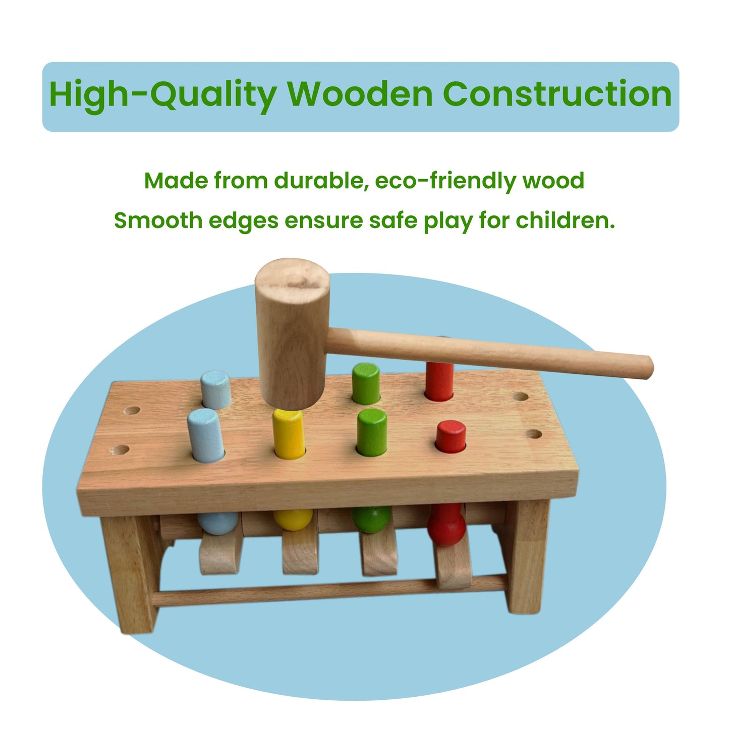 Crucial Minds Wooden Hammer