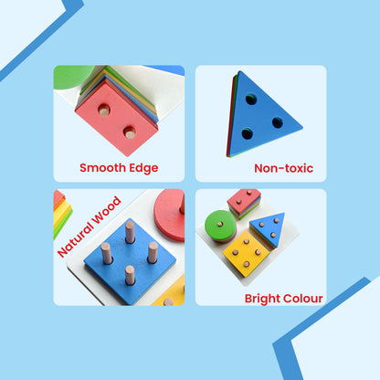 Wooden Sorting & Stacking