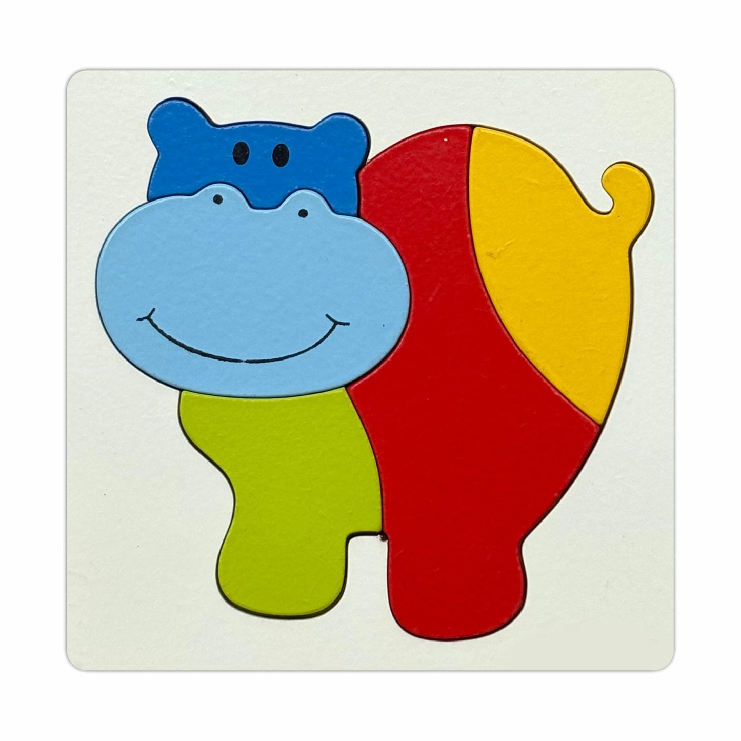 Crucial Minds Toy  Hippo Puzzle Toy 🦛 | Brain Boosting Wooden Learning Game for Kids | Fine Motor & Problem-Solving Skills