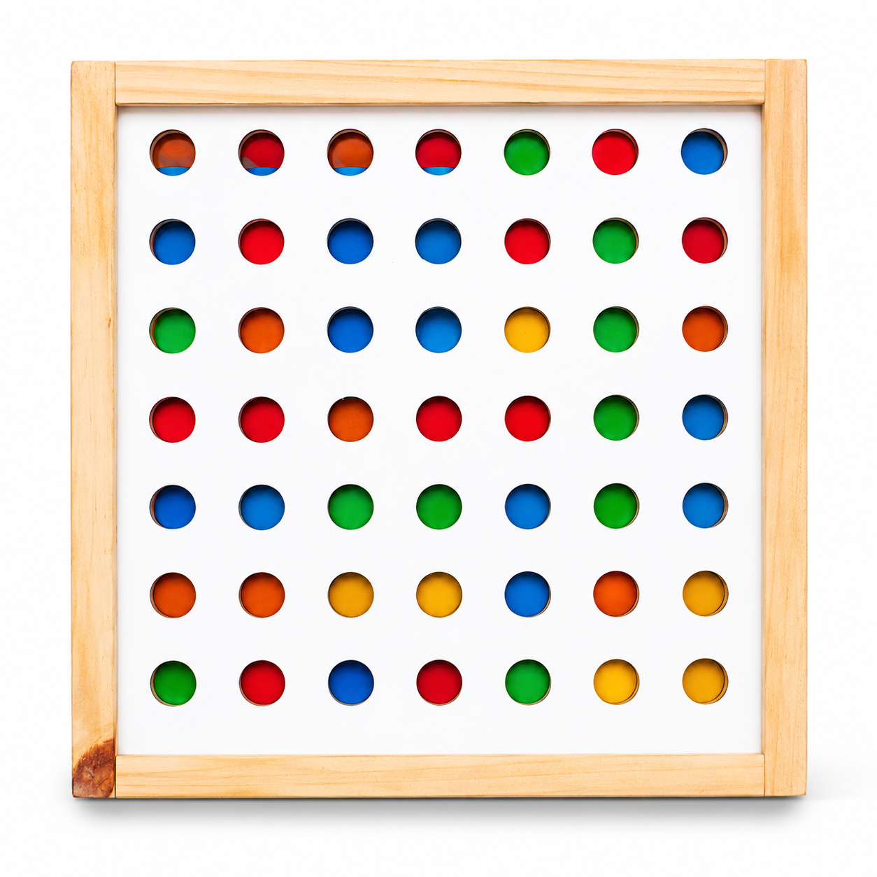 Wooden Peg Board for Kids | Montessori Fine Motor Skills Learning Toy | Educational Activity Board