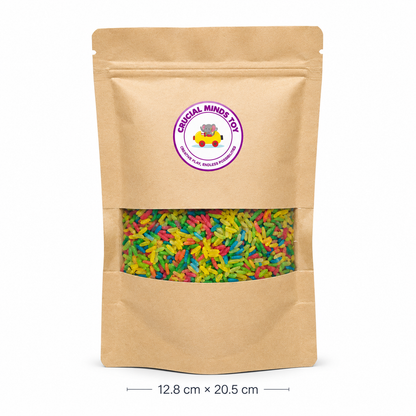 Rainbow Sensory Rice for Kids | Colourful Sensory Play & Fine Motor Skills Activity