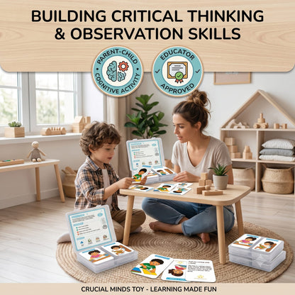 What’s Wrong? Picture Cards for Kids | Educational Learning & Cognitive Thinking Game