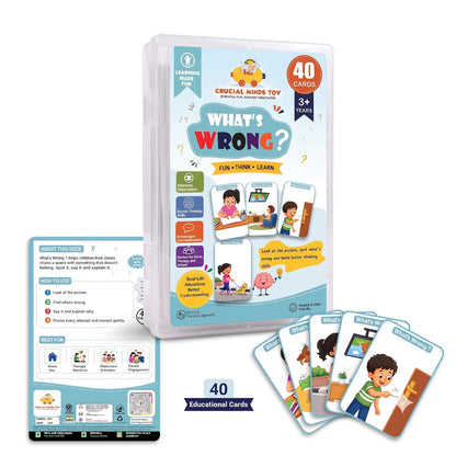 What’s Wrong? Picture Cards for Kids | Educational Learning & Cognitive Thinking Game