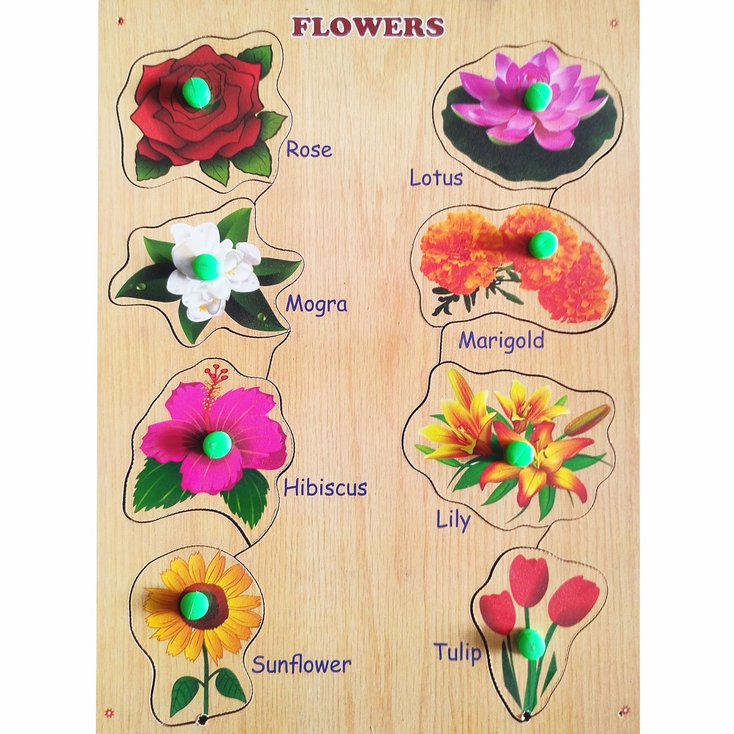 FLOWER wooden Board
