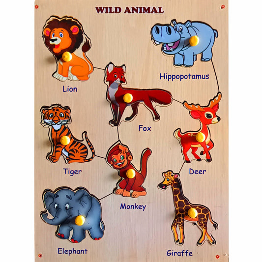 WILD Animal wooden Board