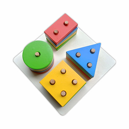 Wooden Sorting & Stacking